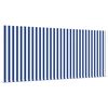 vidaXL Auvent R&eacute;tractable Bleu et Blanc 350 x 250 cm