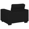 vidaXL Fauteuil noir 100x77x82 cm tissu