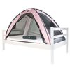 DERYAN Tente lit moustiquaire 200x90x110 cm Rose