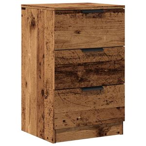 vidaXL Table de chevet vieux bois 40x36x65 cm bois d'ing&eacute;nierie