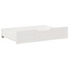 vidaXL Tiroirs sous le lit 2 pcs blanc 85x55x17 cm bois de pin massif