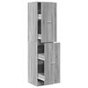 vidaXL Armoire apothicaire sonoma gris 40x41x174,5cm bois d'ing&eacute;nierie