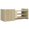 vidaXL Meuble TV Ch&ecirc;ne sonoma 100x35x40 cm Bois d'ing&eacute;nierie