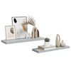 vidaXL &Eacute;tag&egrave;res murales flottantes 2 pcs gris b&eacute;ton 80x23,5x3,8 cm MDF