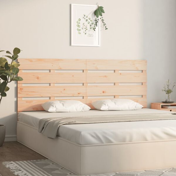 vidaXL T&ecirc;te de lit 140x3x80 cm Bois massif de pin