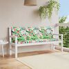 vidaXL Coussins de banc de jardin lot de 2 multicolore 150x50x7 cm