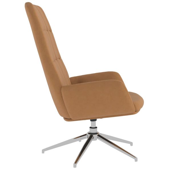 vidaXL Chaise de relaxation Taupe Similicuir daim