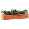 vidaXL Jardini&egrave;res 2 pcs cire marron bois de pin massif