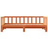 vidaXL Lit Pull-out de Jour Brun cire 193,5 x 184 x 66 cm Pin massif