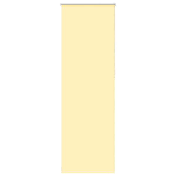 vidaXL Store enrouleur occultant jaune largeur du tissu 65,7 cm