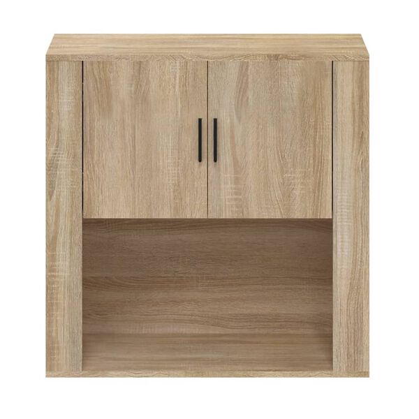 vidaXL Armoire murale Ch&ecirc;ne sonoma 80x33x80 cm Bois d'ing&eacute;nierie