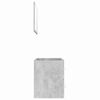 vidaXL Ensemble de meubles de salle de bain 2 pcs Gris b&eacute;ton Agglom&eacute;r&eacute;
