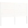 vidaXL Cadre de lit sans matelas blanc bois de pin massif