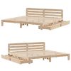 vidaXL Cadre de lit sans matelas 180x200 cm bois massif de pin