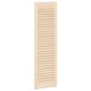 vidaXL Portes d'armoire &agrave; persiennes 2 pcs 99x29,5 cm pin massif