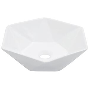 vidaXL Lavabo 41x36,5x12 cm C&eacute;ramique Blanc