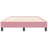 vidaXL Cadre de lit sans matelas rose 120x210 cm velours