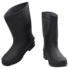 vidaXL Bottes de pluie noir taille 41 PVC
