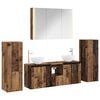 vidaXL Ensemble de mobilier de salle de bain 6 pcs Bois ancien