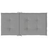vidaXL Coussins de chaise de jardin à dossier bas lot de 6 gris