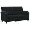 vidaXL Canap&eacute; Noir 174 x 85 x 93 cm Velours