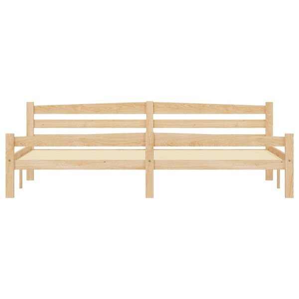 vidaXL Cadre de lit sans matelas bois massif de pin 200x200 cm