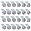vidaXL 24 pcs Roulettes pivotantes 50 mm