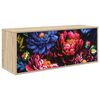 vidaXL Meuble TV mural KIEL 102 x 33 x 40 cm Ch&ecirc;ne Sonoma