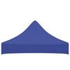 vidaXL Toit de tente de réception 2x2 m Bleu 270 g/m²