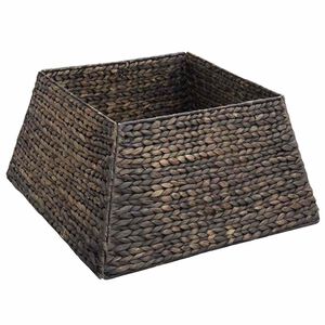 vidaXL Collier de sapin de No&euml;l Noir 50 x 50 x 25 cm Jacinthe d'eau