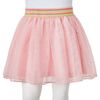 Jupe avec tulle pour enfants rose clair 104