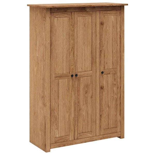 vidaXL Garde-robe &agrave; 3 portes 118x50x171,5 cm Pin Assortiment Panama