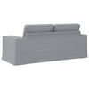 vidaXL Canap&eacute; Gris clair 182 x 80 x 82 cm tissu