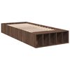 vidaXL Cadre de lit sans matelas ch&ecirc;ne marron 100x200 cm