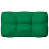 vidaXL Coussins de canapé palette lot de 7 Vert