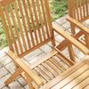 vidaXL Chaises pliables de jardin lot de 4 Bois d'acacia solide