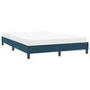 vidaXL Cadre de lit sans matelas bleu fonc&eacute; 140x220 cm velours