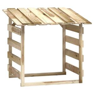 vidaXL Pergola avec toit 100x90x100 cm Bois de pin impr&eacute;gn&eacute;