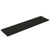 vidaXL Panneaux muraux 12 pcs Noir 60x15 cm Tissu 1,08 m²