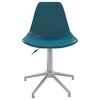 vidaXL Chaises pivotantes à manger lot de 6 Turquoise PP