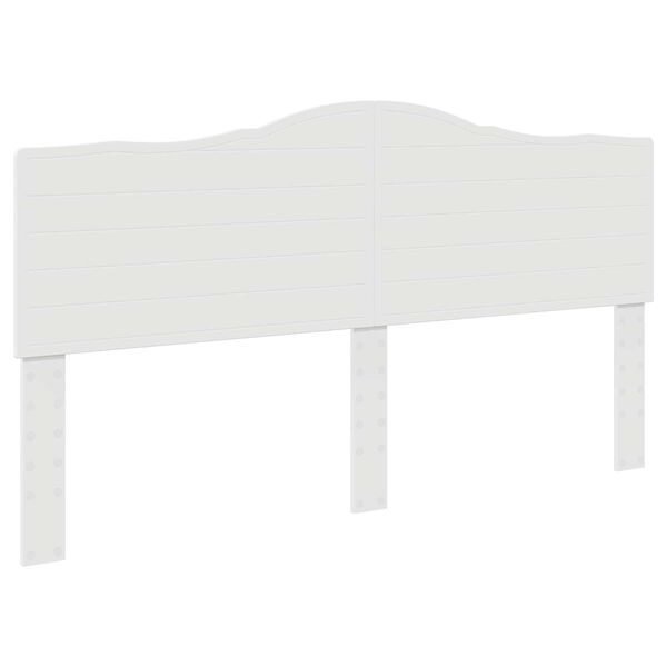 vidaXL T&ecirc;te de lit Blanc 180 cm Bois d'ing&eacute;nierie