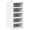 vidaXL Armoire &agrave; chaussures Blanc 31,5x35x70 cm Bois d'ing&eacute;nierie