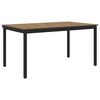 vidaXL Table de salle &agrave; manger / Table de repas 150 x 78 x 75 cm M&Eacute;TAL