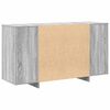 vidaXL Buffet Gris Sonoma 135 x 41 x 75 cm Bois d'ing&eacute;nierie