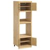 vidaXL Armoire avec &eacute;tag&egrave;re SKI Brun Miel 66 x 58 x 207 cm Pin massif