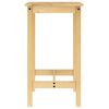 vidaXL Ensemble de bar 5 pcs Bois de pin massif
