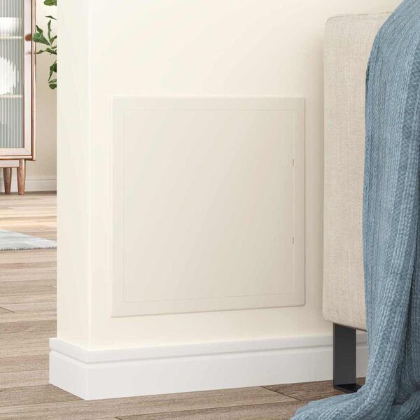 vidaXL Panneaux d'Acc&egrave;s Blanc 30 x 30 cm Plastic ABS