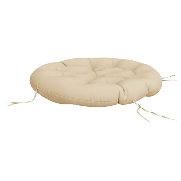 vidaXL Coussin rond beige &Oslash; 100 x11 cm tissu oxford