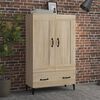 vidaXL Buffet haut Ch&ecirc;ne sonoma 70x31x115 cm Bois d'ing&eacute;nierie