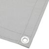 vidaXL Écran de balcon gris clair 75x1000 cm 100% polyester oxford